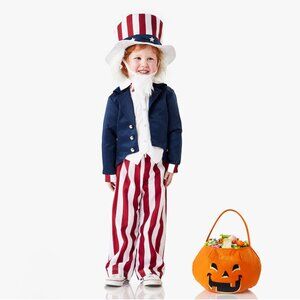 Pottery Barn Uncle Sam Kids Costume 4-6Y